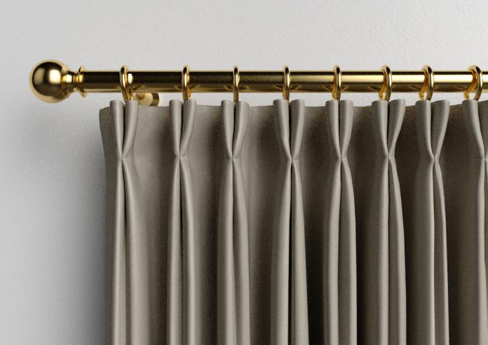 Shima Faux Silk, Pewter - Made to Measure Curtains - Image 10